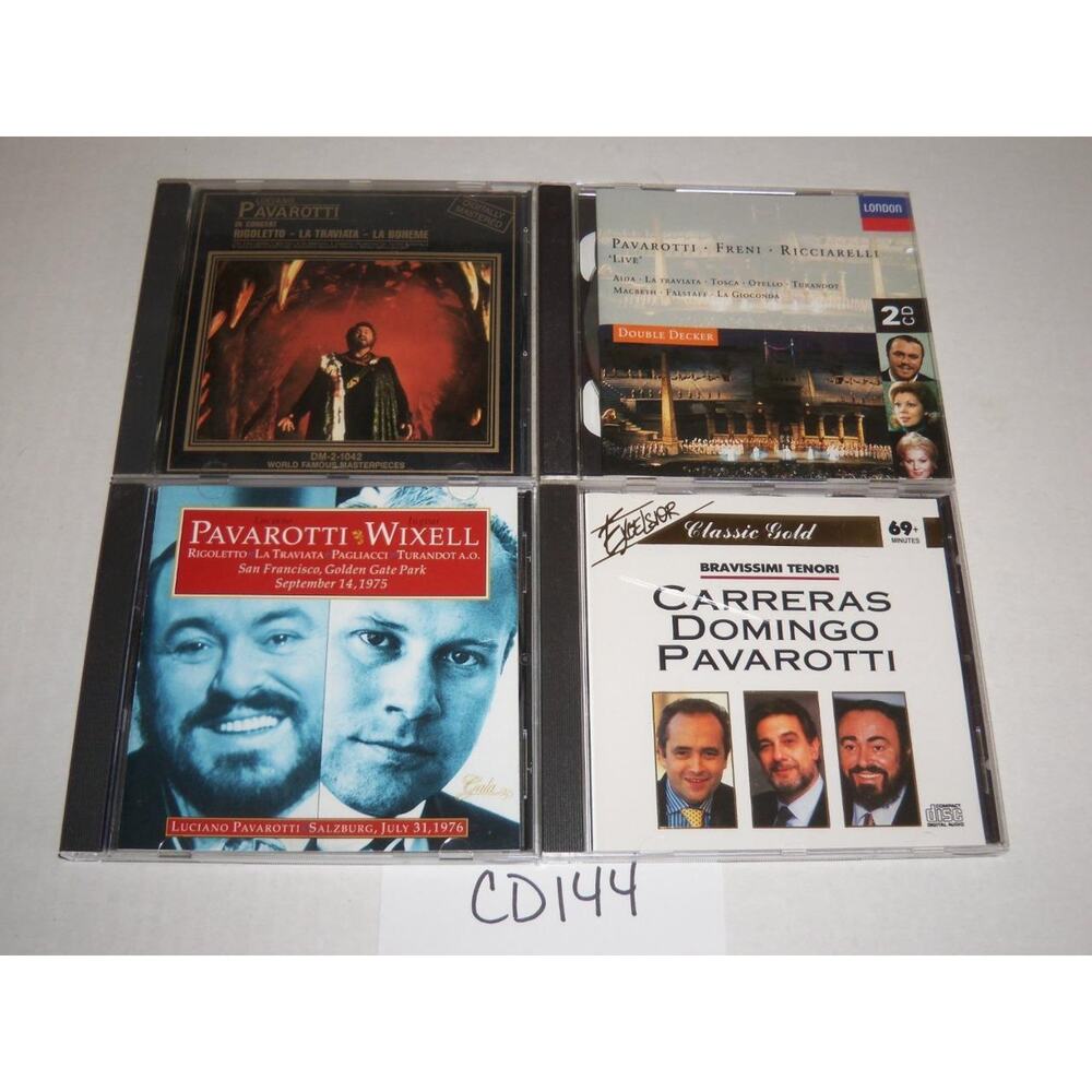 Pavarotti Carreras Domingo 4 CDs Opera CD -0318CD144